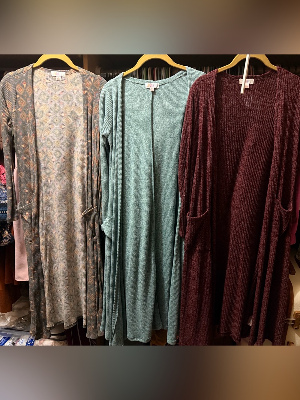 3 XS Lularoe Sarah Cardigans
